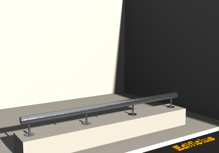 3D Handlauf - Rundrohr [VA] - ACCA software
