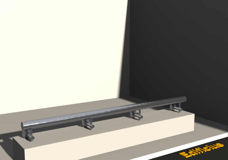 3D Handrail - Round Pipe [FM] - ACCA software