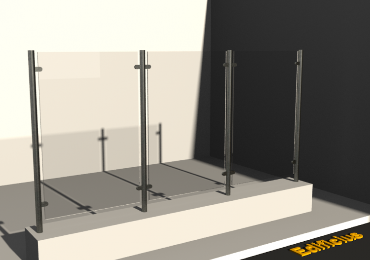 Vallado 3D - Panel de vidrio - ACCA software