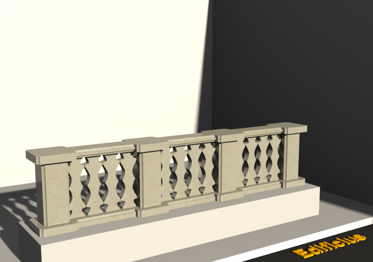 3D Balustrade - Deko Säulen und kleinen Stützen - ACCA...