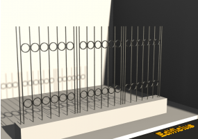 Grilles 3D - Bords à cercle