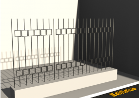 3D Gratings - Squared Rims