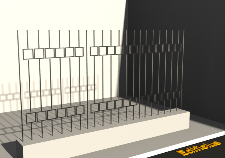 3D Gratings - Squared Rims - ACCA software
