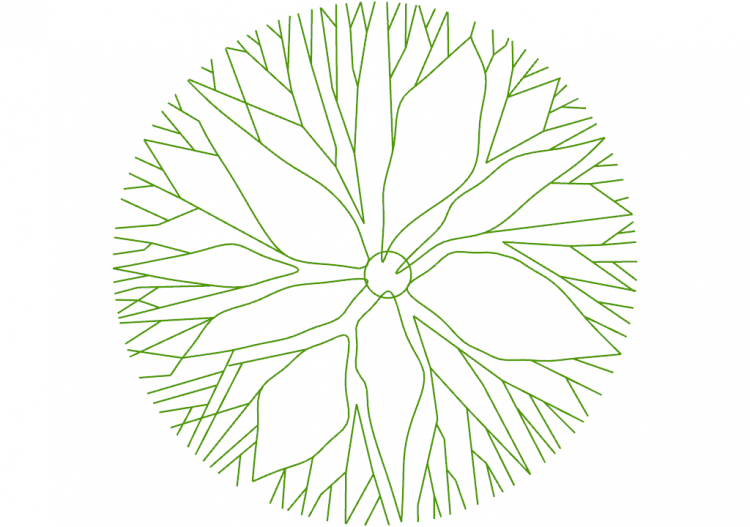 DWG Trees - Tree (04) - ACCA software