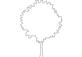 DWG Bäume - Baum (09)