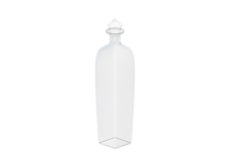 3D Zubehör - Karaffe aus Glas - Kare - 55248 - Kare 3D Zubehör - Karaffe aus Glas - Kare - 55248 - Kare