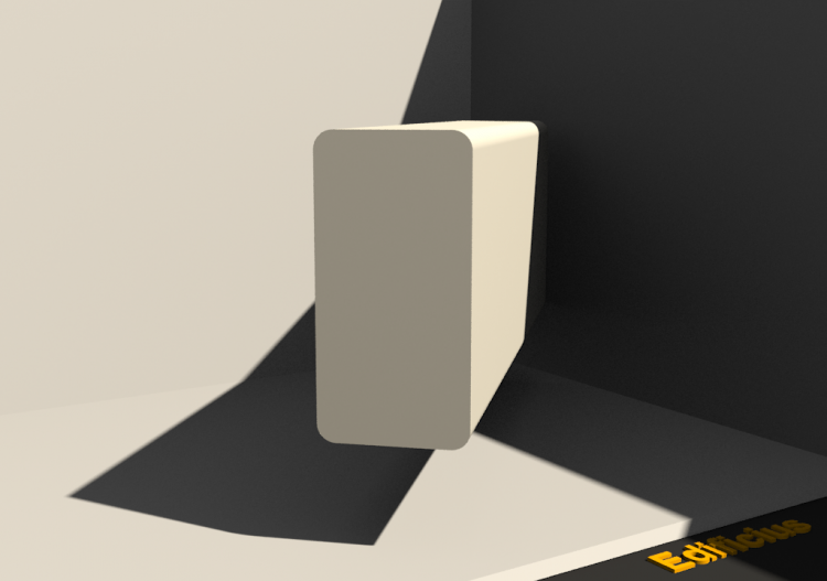 3D Profil - Profil [RA] 400x800x50mm - ACCA software