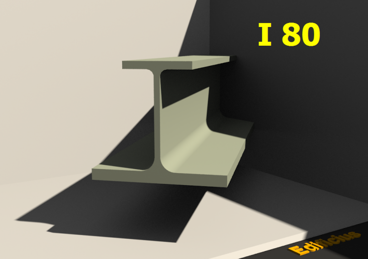 3D Profile - I 80 - ACCA software