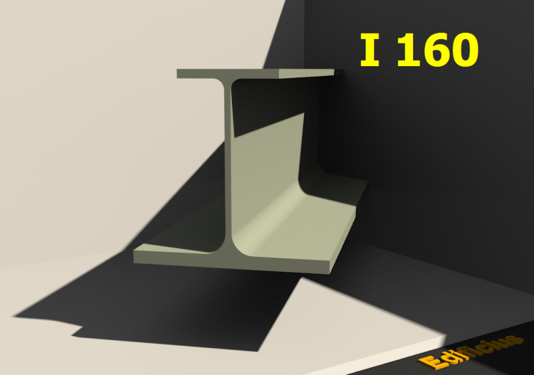 3D Profile - I 160 - ACCA software