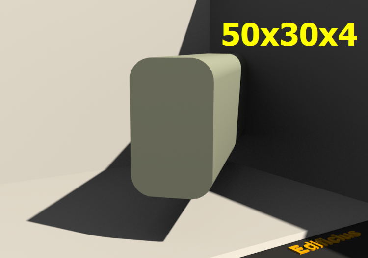 三维剖面 - 50x30x4 - ACCA software