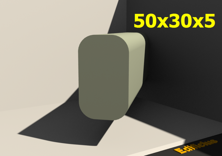 三维剖面 - 50x30x5 - ACCA software