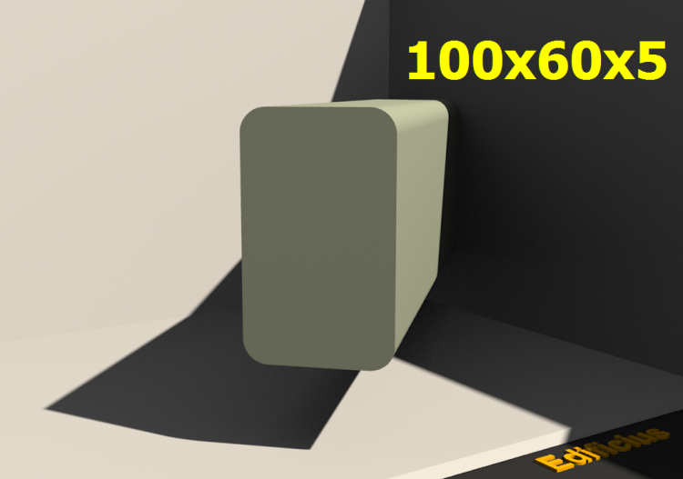Profilati 3D - 100x60x5 - ACCA software