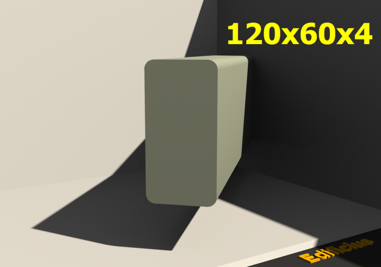 3D Profiles - 120x60x4 - ACCA software