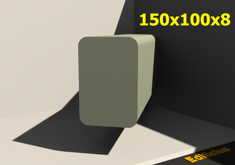 Profilati 3D - 150x100x8 - ACCA software