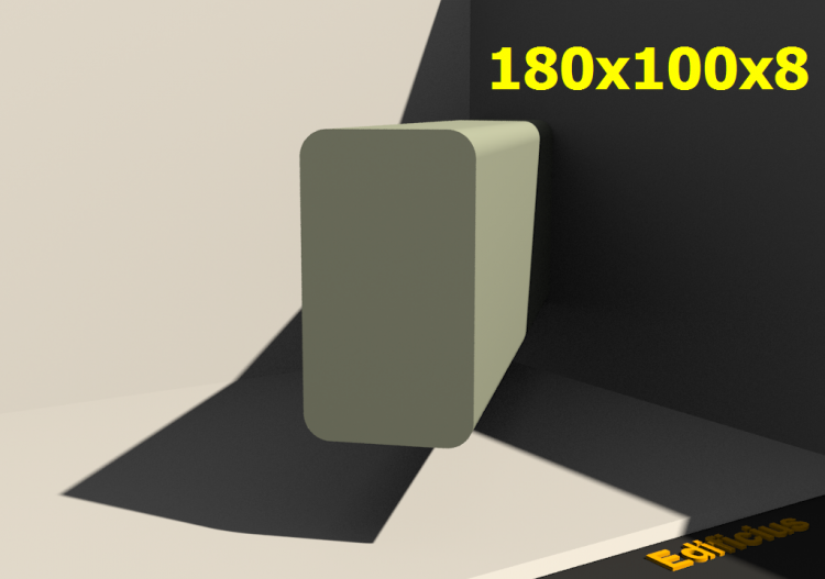 3D Profile - 180x100x8 - ACCA software