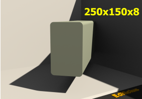 3D Profile - 250x150x8