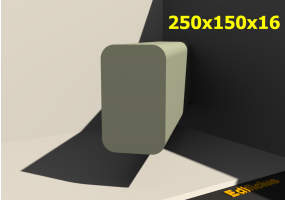 3D Profile - 250x150x16
