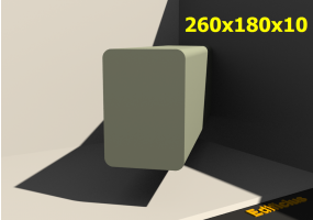 3D Profile - 260x180x10