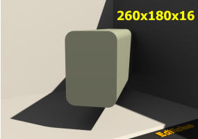 3D Profile - 260x180x16