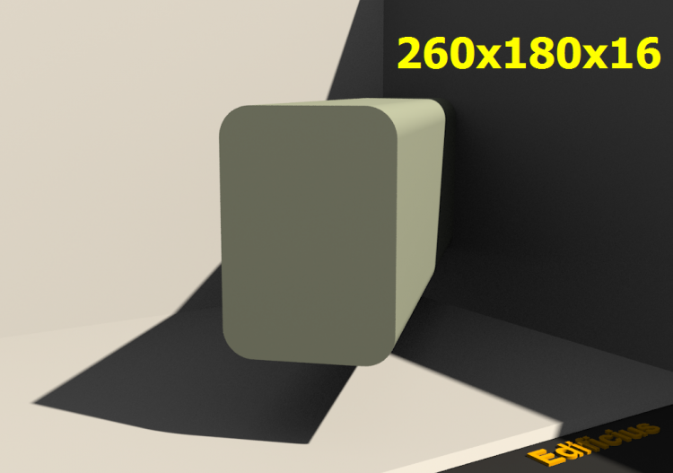 3D Profile - 260x180x16 - ACCA software
