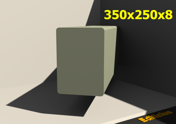 3D Profile - 350x250x8 - ACCA software