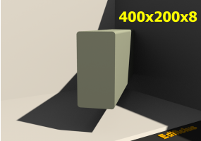 3D Profile - 400x200x8