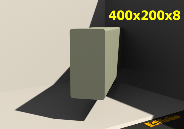 Perfilados 3D - 400x200x8 - ACCA software