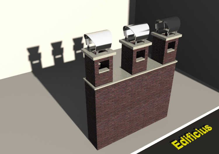Cheminées 3D - Maçonnerie (03) - ACCA software