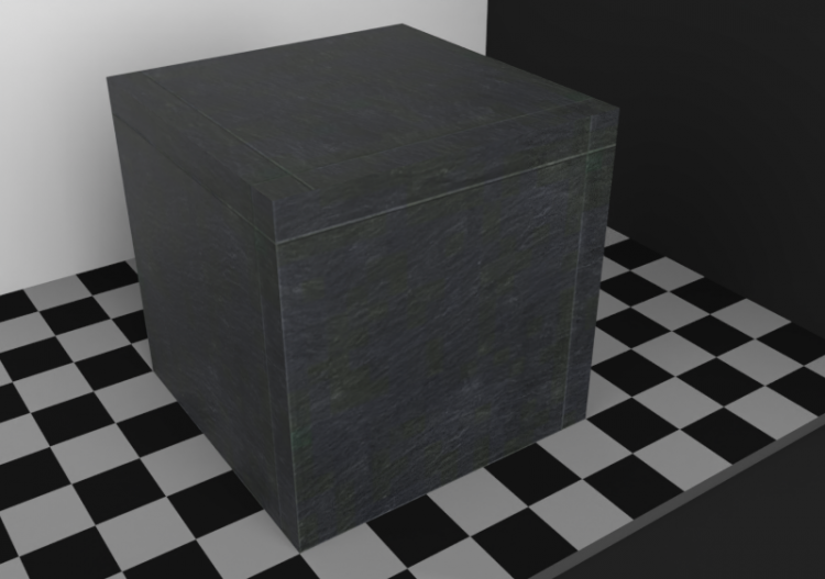 Texturen Fußböden - Schiefer schwarz 90x90 Kreurzverband -...