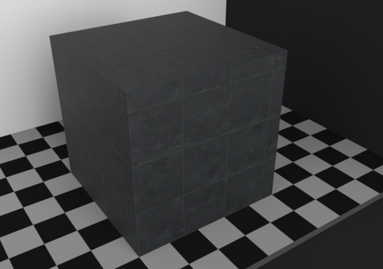 Texturen Fußböden - Schiefer schwarz 30x30 Kreurzverband -...