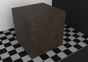 Texture pavés - Ardoise rouge 90x45 décalé