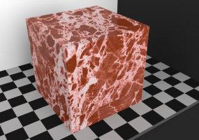 Texture pavés - Arabescato orbico rouge 90x90 Aligné