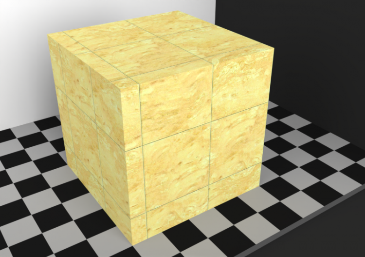 地板纹理 - 象牙洞石 45x45 对齐排列 - ACCA software