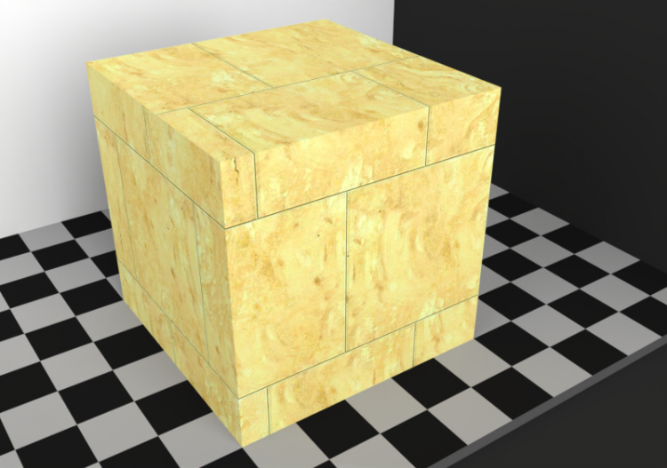 地板纹理 - 象牙洞石 60x60 交错排列 - ACCA software