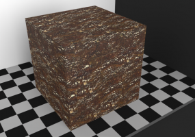 Flooring Textures - Red Travertine 60x30 staggered