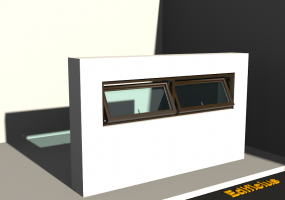 3D Tür/Fenster - DFH[R] 2DF-FP
