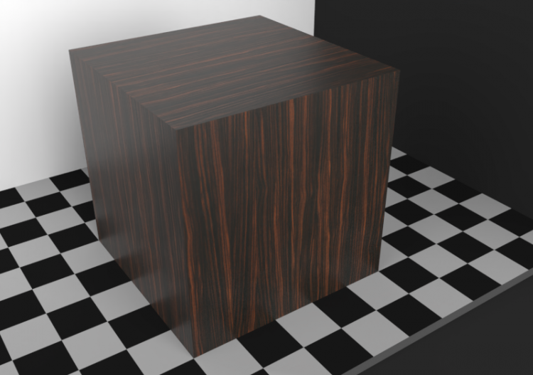 Wood Texture - Ebony 01 - ACCA software