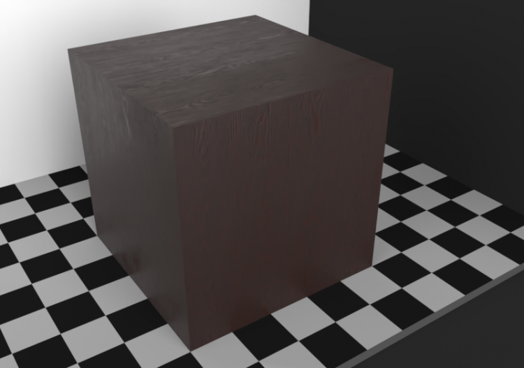 Wood Texture - Dark knotty Wood (plank) - ACCA software