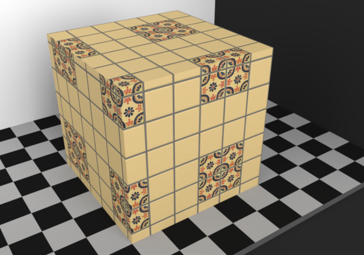 Texture revêtements - Carreau décoré (11) - ACCA software