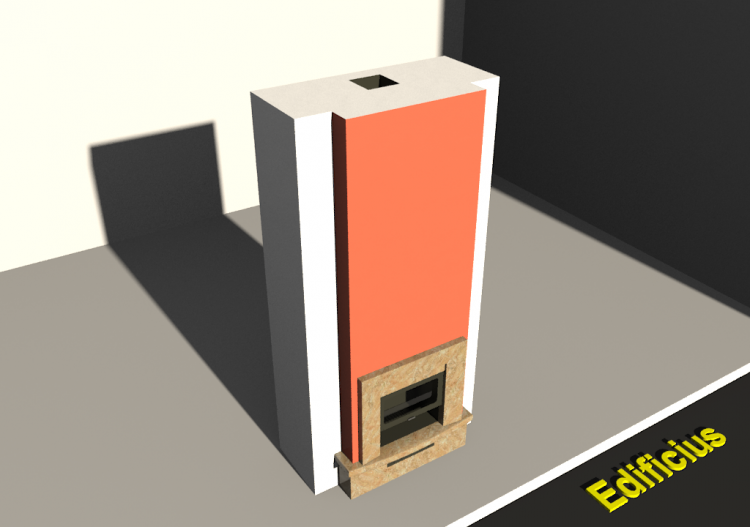 3D Fireplace - Fireplace (01) - ACCA software