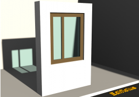 side opening window