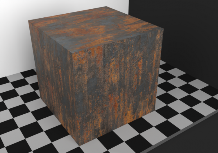 纹理 - Oxidized Steel - ACCA software