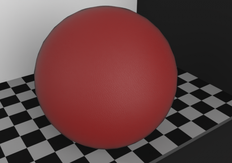 Textura pele - Vermelho carmim - ACCA software