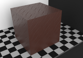 Leather Texture - Mahogany Brown