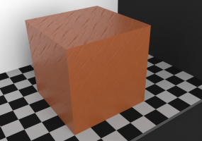 Texturen Leder - Orangebraun