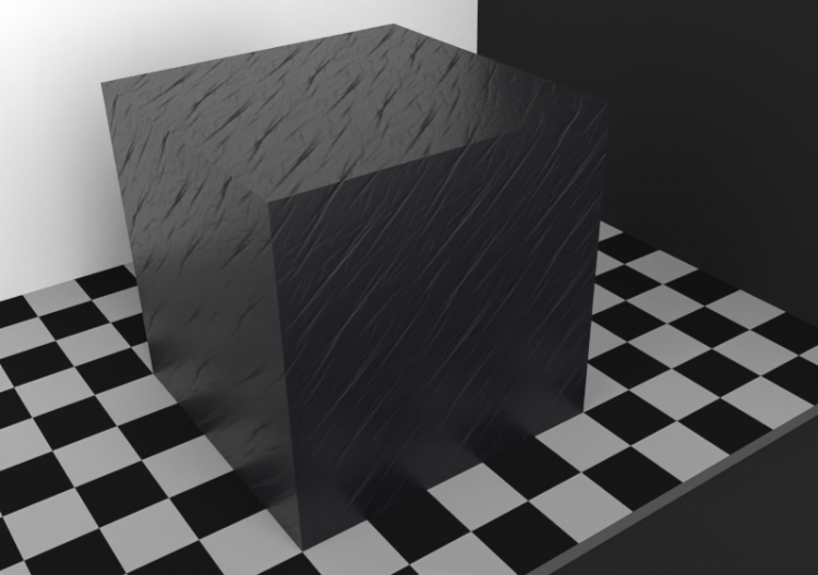 Leather Texture - Deep Black - ACCA software