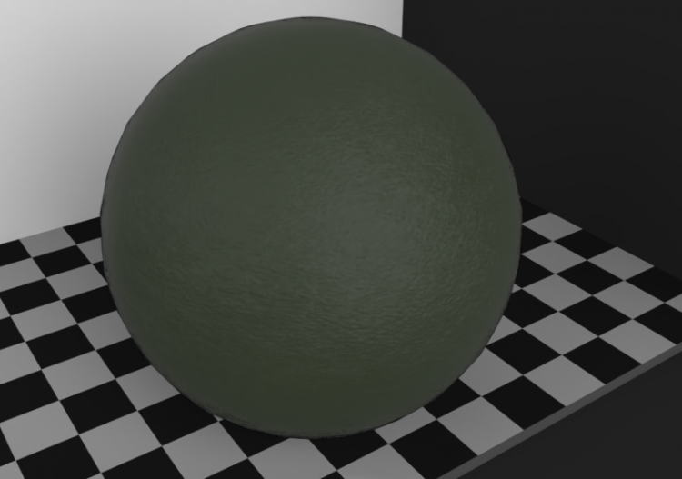 Texture chamois - Vert oxyde chrome - ACCA software