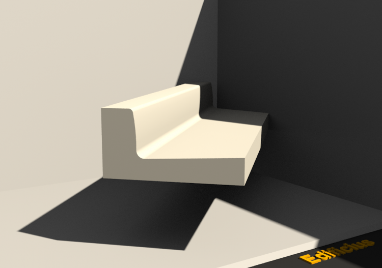 3D Randstein - Rinnstein Typ Französisch - ACCA software