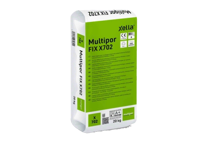 Leichter Mörtel Multipor FIX X702 - Xella Leichter Mörtel Multipor FIX X702 - Xella