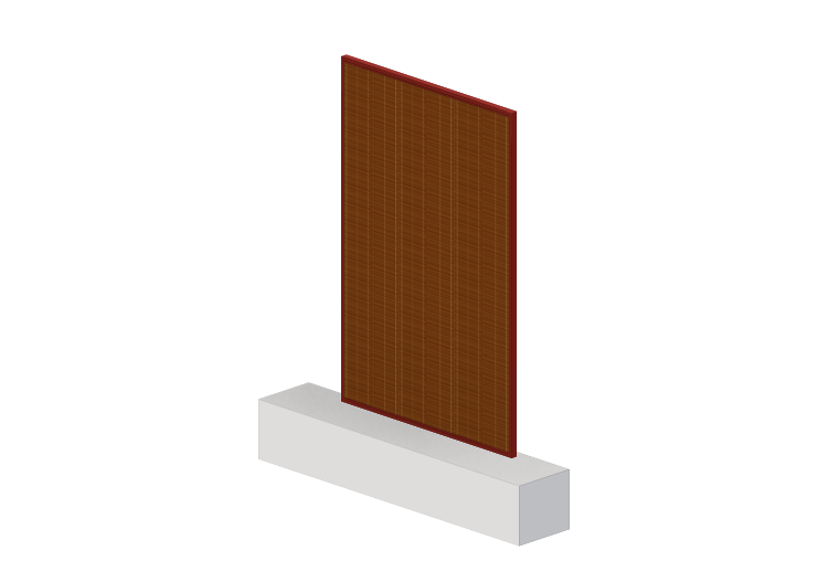 Pannello solare 3D - Pannello con cella halfcut da 182mm... Pannello solare 3D - Pannello con cella halfcut da 182mm...